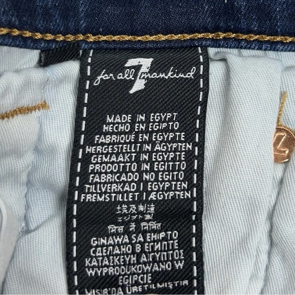 NOT FOR SALE 7 Seven For All Mankind Slimmy Jeans 30 x 32 Straight Leg - Picture 6 of 9